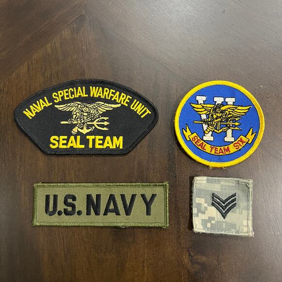 Vintage & New Iron On & Sewn On Patch Lot Of 12 Military Marvel And More - Picture 4 of 9